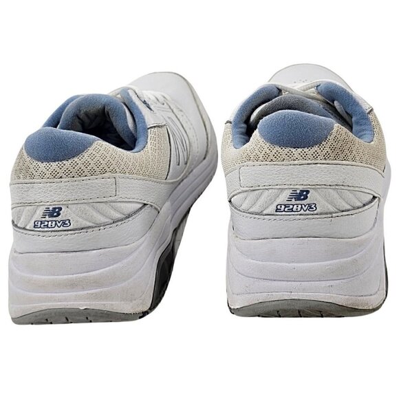 NEW BALANCE 928V3  Womens White and Blue Running Shoes VW928WB3 SZ 9 - Picture 3 of 9